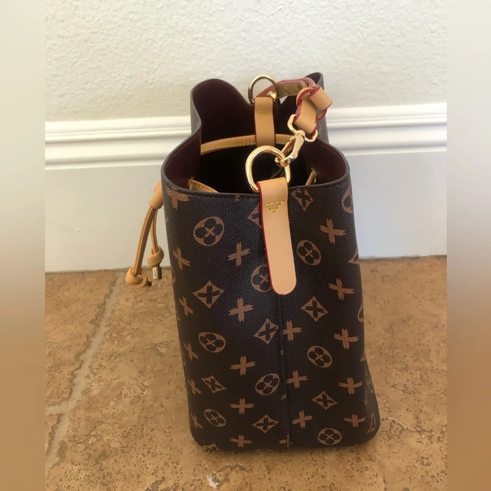 INSPIRED-BY MONOGRAM BUCKET BAG - DETACHABLE STRAP ( GOOD CONDITION)